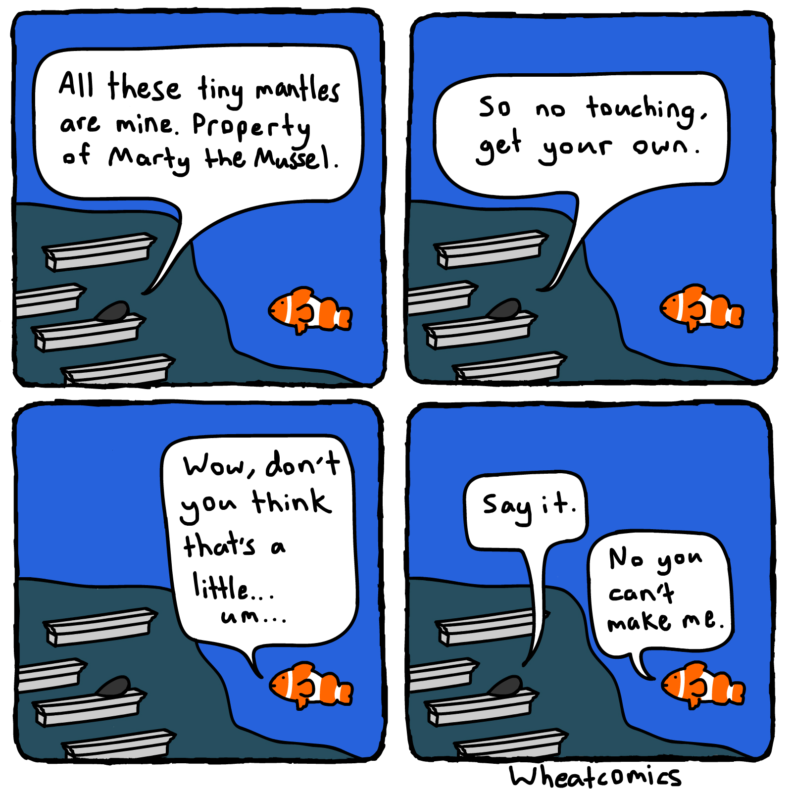 Miserly Mussel Manning Miniature Mussels